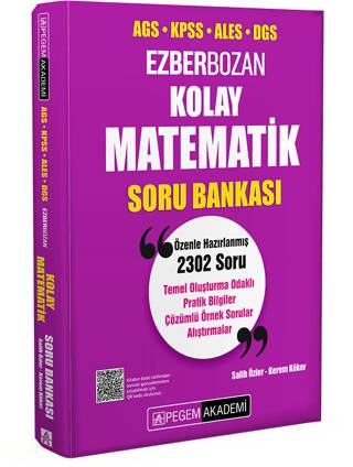 AGS KPSS ALES DGS Kolay Matematik Soru Bankası - 1