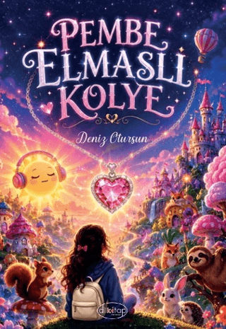 Pembe Elmaslı Kolye - 1