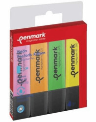 Penmark Neon Fosforlu Kalem 4 Renk Karışık - Penmark