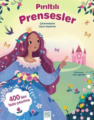 Pırıltılı Prensesler – Çıkartmalarla Giysi Giydirme - 1