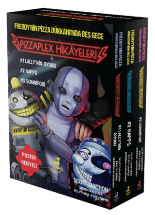 Pizzaplex`ten Hikayeler 3 Kitaplık Kutulu Set - Freddy`nin Pizza Dükkanı`nda Beş Gece - 1