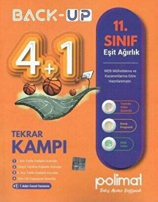 11. Sınıf Back Up 4+1 Eşit Ağırlık Kamp Kitabı - 1