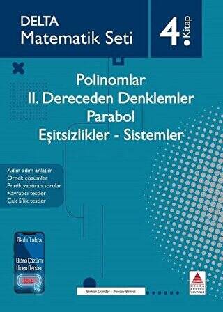 Polinomlar - 2. Dereceden Denklemler - Parabol - Eşitsizlikler - Sistemler - 1