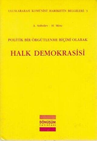 Politik Bir Örgütlenme Biçimi Olarak Halk Demokrasisi - 1