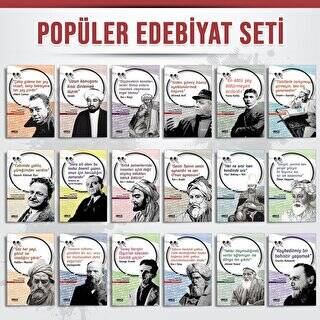 Popüler Edebiyat Seti - 18 Kitap Takım - 1