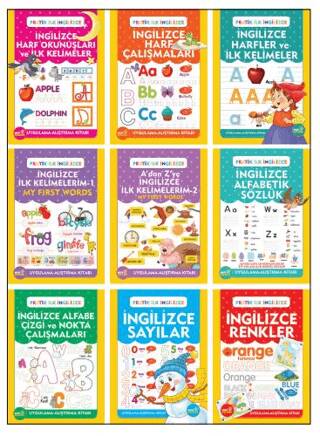 Pratik İlk İngilizce Seti 9 Kitap Takım - 1