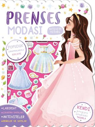 Prenses Modası - Çıkartmalı Aktivite Kitabı - 1