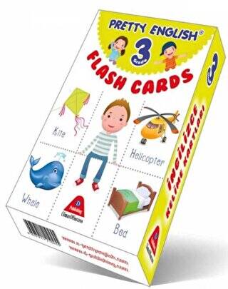 Pretty English Flash Cards - İngilizce Kelime Kartları 3. Sınıf - 1