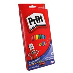 Pritt Kuruboya Kalemi 12 Renk Jumbo Üçgen - Pritt