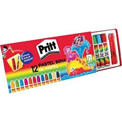 Pritt-Pastel Boya 12 Renk Karton Kutu - Pritt