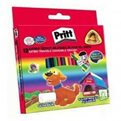 Pritt Silinebilir Pastel Boya 12 Renk - Pritt