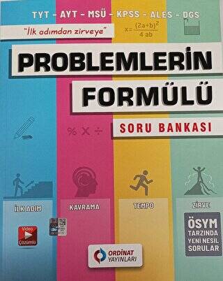 Problemlerin Çözümü Ordinat Yayınları - 1