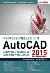 Profesyoneller için Autocad 2015 - Abaküs Kitap