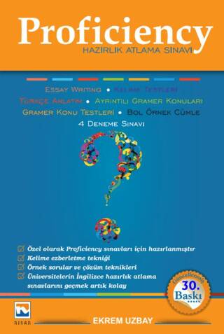 Proficiency - Hazırlık Atlama Sınavı - 1