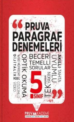 Pruva 5, Sınıf Paragraf Denemeleri - 1