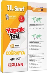 Puan Yayınları 11. Sınıf Coğrafya Yaprak Test - 1