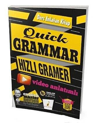 Quick Grammar Video Anlatımlı Ders Anlatan Kitap - 1