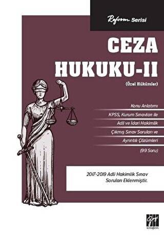 Reform Serisi Ceza Hukuku - 2 Özel Hükümler - 1