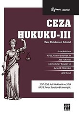 Reform Serisi Ceza Hukuku - 3 - Gazi Kitabevi