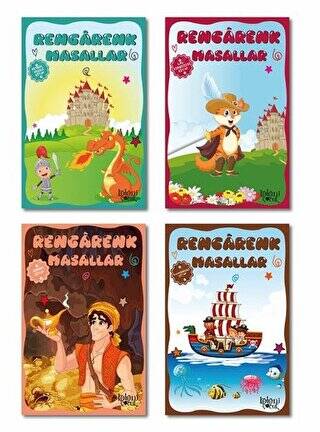Rengarenk Masallar Seti 4 Kitap Takım 2 - 1