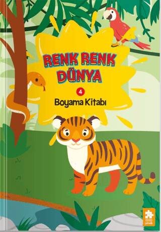 Renk Renk Dünya Boyama Kitabı - 4 - 1
