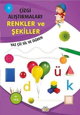 Renkler ve Şekiller - Çizgi Alıştırmaları - 1