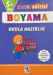 Renkli Eğitici Boyama 5+ Yaş - Okula Hazırlık - Nurdan Yayınları