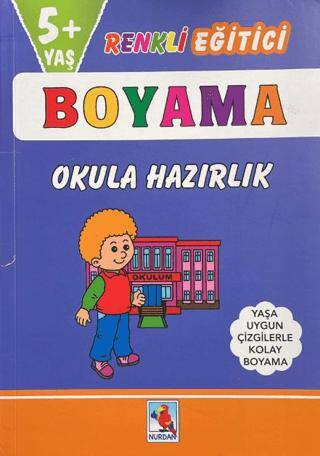 Renkli Eğitici Boyama 5+ Yaş - Okula Hazırlık - 1