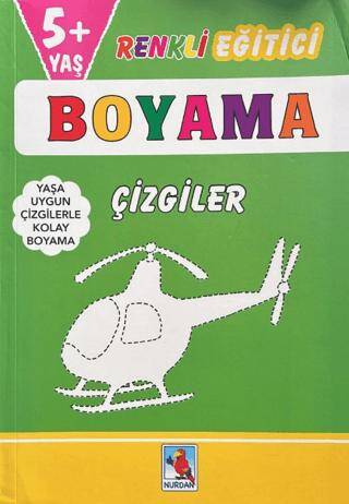Renkli Eğitici Boyama 5+ Yaş Çizgiler - 1