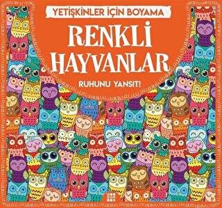 Renkli Hayvanlar - Yetişkinler İçin Boyama - 1