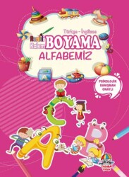 Renkli Kalem Boyama - Alfabemiz - Yağmur Çocuk