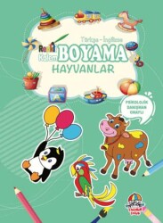 Renkli Kalem Boyama - Hayvanlar - Yağmur Çocuk