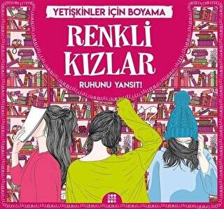 Renkli Kızlar - Yetişkinler İçin Boyama - 1