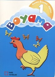 Renkli Örnekli Eğitici Boyama 1 - Kare Yayınları