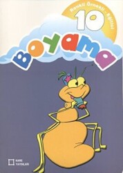 Renkli Örnekli Eğitici Boyama 10 - Kare Yayınları