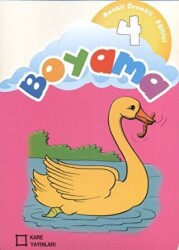 Renkli Örnekli Eğitici Boyama 4 - Kare Yayınları