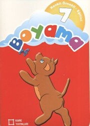 Renkli Örnekli Eğitici Boyama 7 - Kare Yayınları