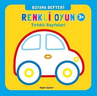 Renkli Oyun Boyama Defteri - Tırtıklı Sayfalar - 1