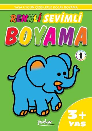 Renkli Sevimli Boyama 1 3+ Yaş - 1