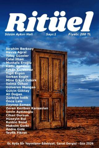 Ritüel Edebiyat Sanat Dergisi Sayı: 1 - Güz 2026 - 1