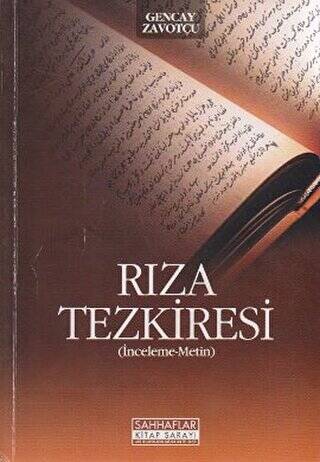 Rıza Tezkiresi - 1