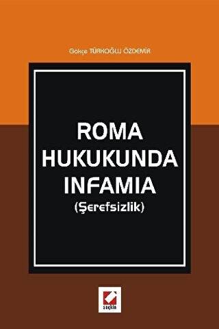 Roma Hukukunda Infamia - 1