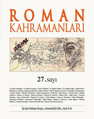 Roman Kahramanları Dergisi Sayı: 27 Temmuz-Eylül 2016 - 1