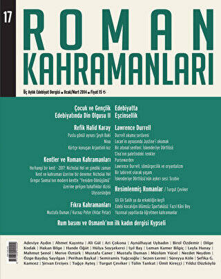 Roman Kahramanları Sayı: 17 Ocak-Mart 2014 - 1