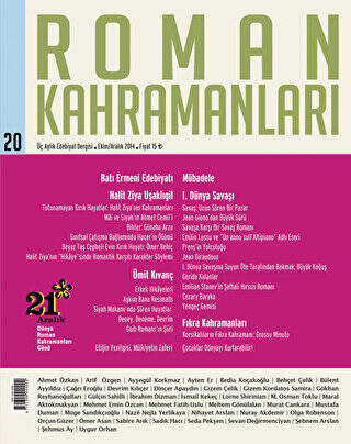 Roman Kahramanları Sayı: 20 - 1