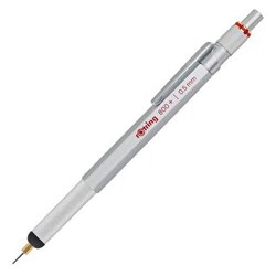 Rotring 800+ İki Fonksiyonlu Kalem, Krom 0.5 Mm - Rotring