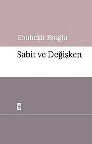 Sabit ve Değişken - 1