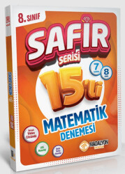Safir 8. Sınıf Matematik Branş Deneme 15`li - 1