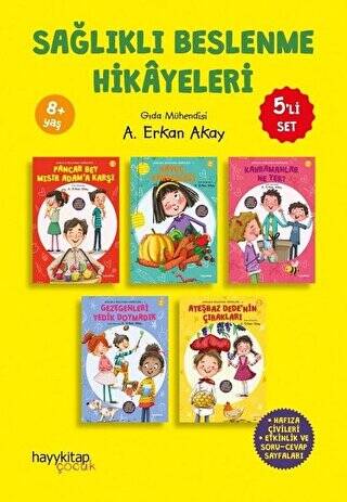 Sağlıklı Beslenme Hikayeleri 5 Kitap Takım - 1