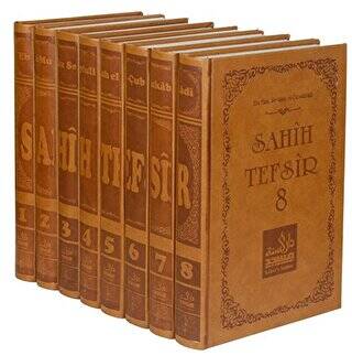 Sahih Tefsir 8 Cilt Takım - 1
